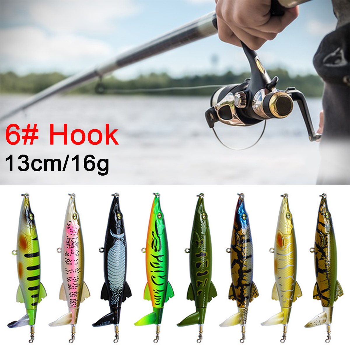 Zanlure1pc10color13cm16gMinowFishinglureSeaFishing-1552377-6