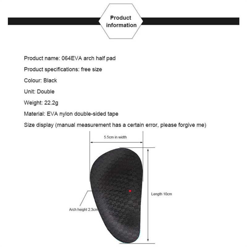 1PairEVAOrthoticFootPadInsoleArchSupportInsoleCorrectorforFlatFootFlatfoot-2001267-7