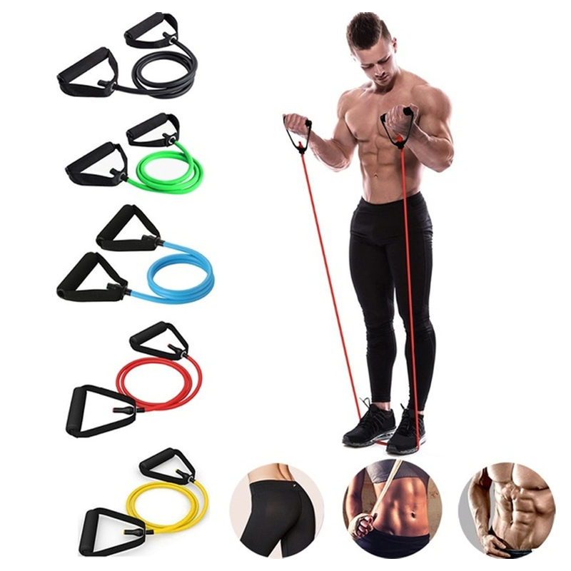 25IbResistanceBandsHomeMulti-FunctionLegArmExpansionStrengthTrainingElasticYogaBand-1679261-2