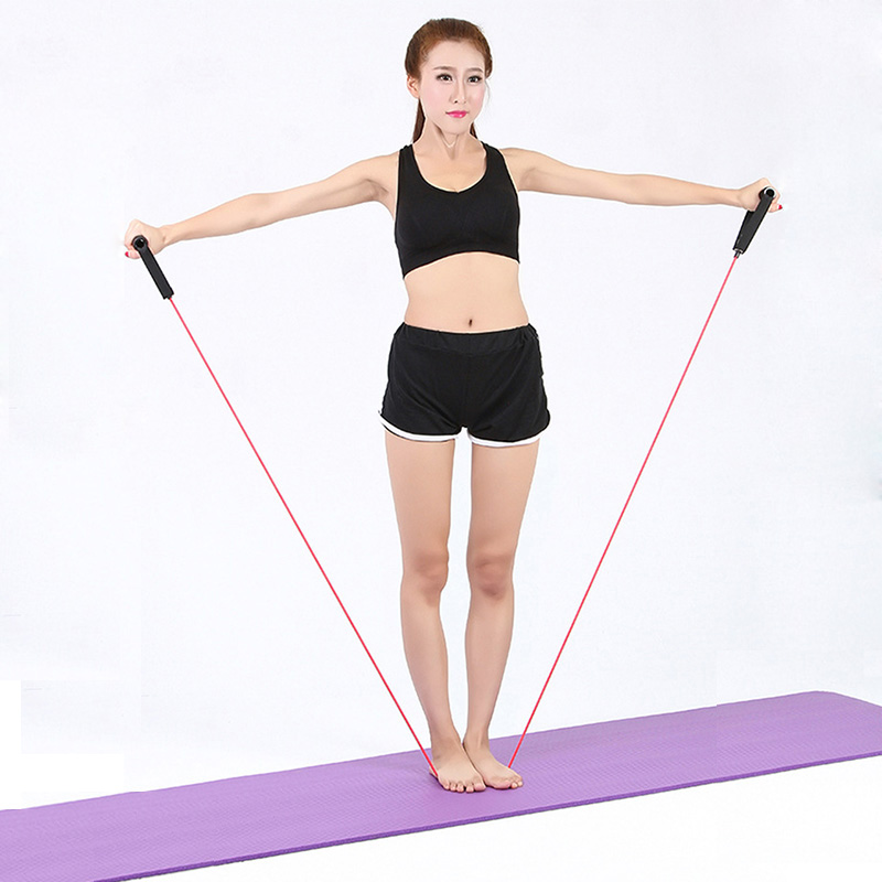 25IbResistanceBandsHomeMulti-FunctionLegArmExpansionStrengthTrainingElasticYogaBand-1679261-3