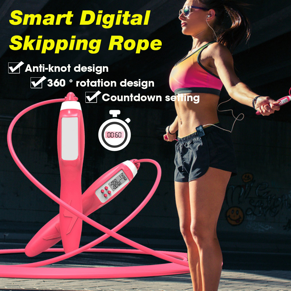 2In1SmartDigitalRopeJumpingCalorieCounterHomeFitnessLCDDisplayAdjustableSkippingRope-1678706-1