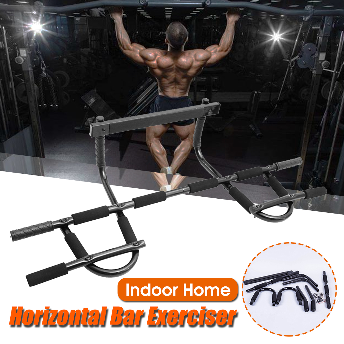 AdjustableIndoorDoorHorizontalBarWallPullUpBarWallMuscleTrainingHomeFitnessEquioment-1676755-1