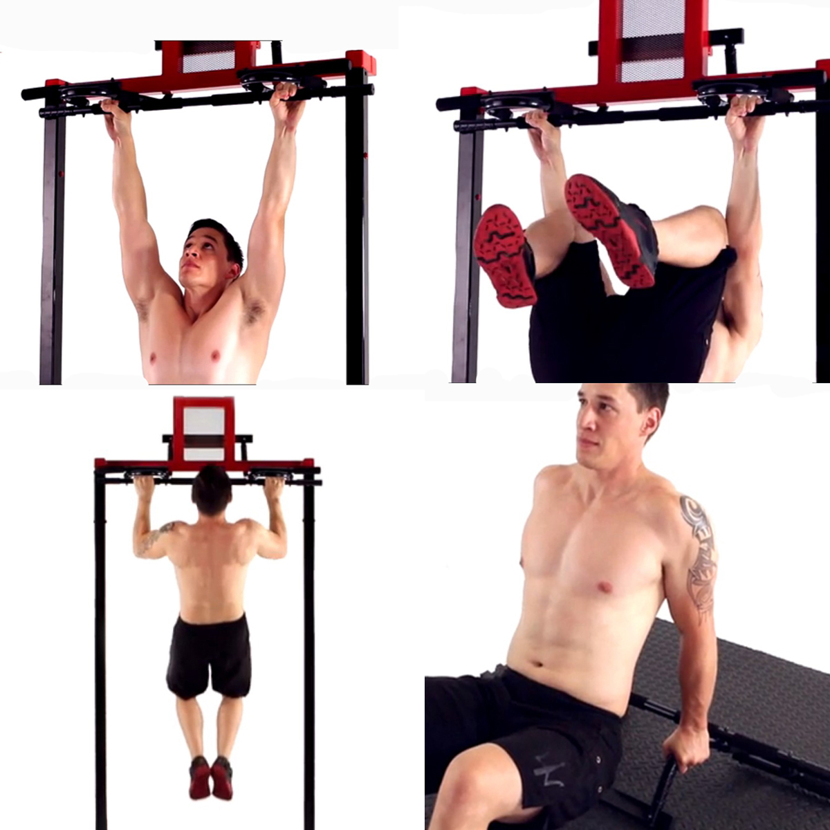 AdjustableIndoorDoorHorizontalBarWallPullUpBarWallMuscleTrainingHomeFitnessEquioment-1676755-2