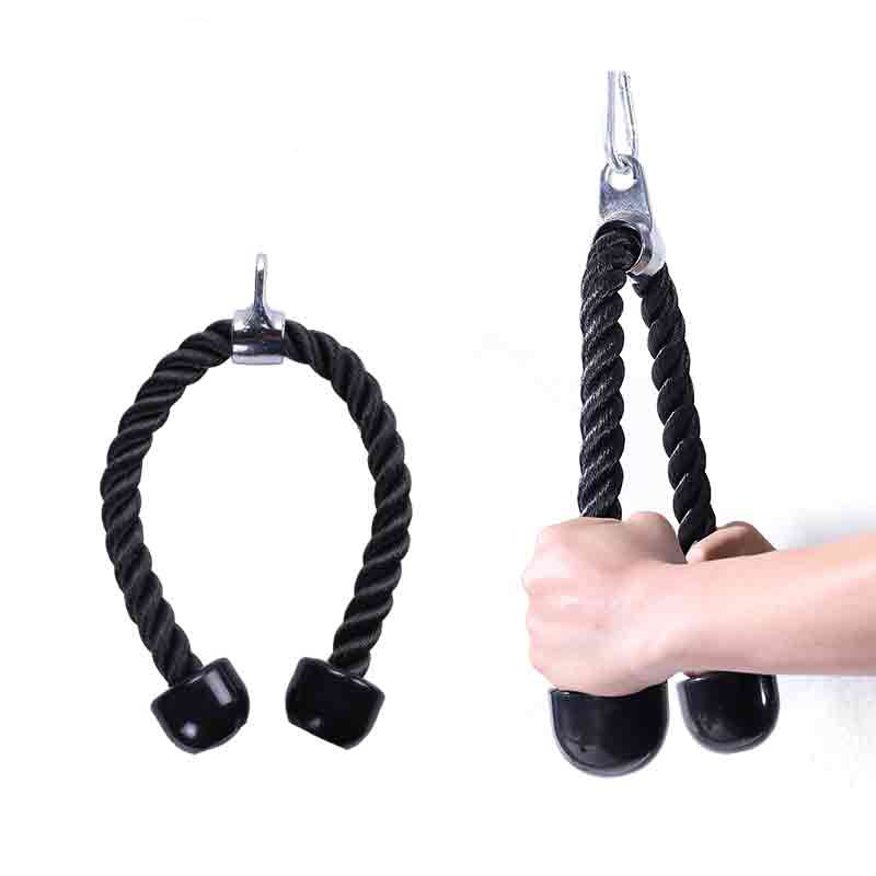 CableFitnessResistanceBandsNylonRopewithHandlesPushPullDownCordHeavyTricepRopeforHomeGymWorkoutExerc-2006802-5