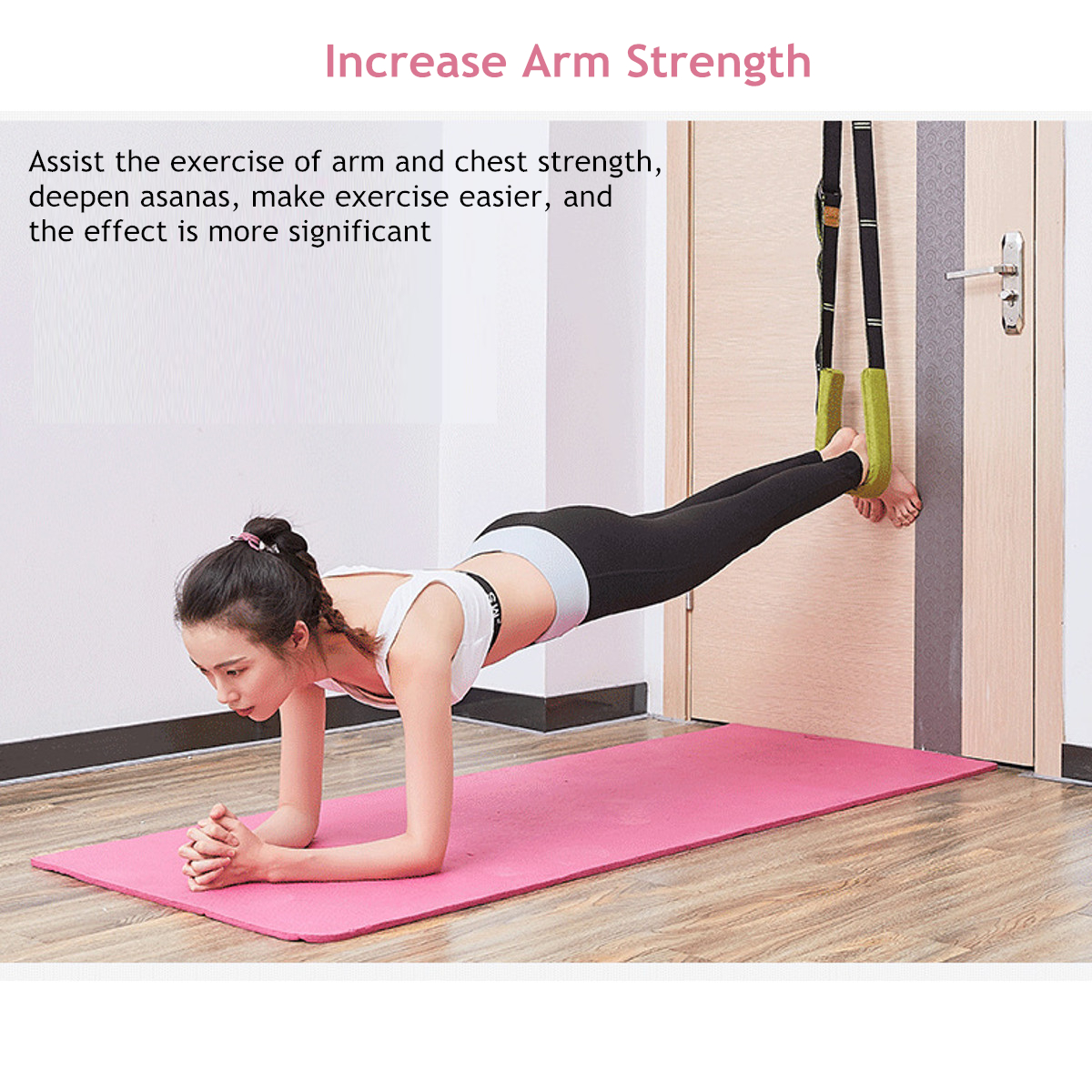 DoorMountFlexibilityWasitTrainingBeltLegStretcherStrapPilatesGymnasticsYogaBandExerciseTools-1675057-5