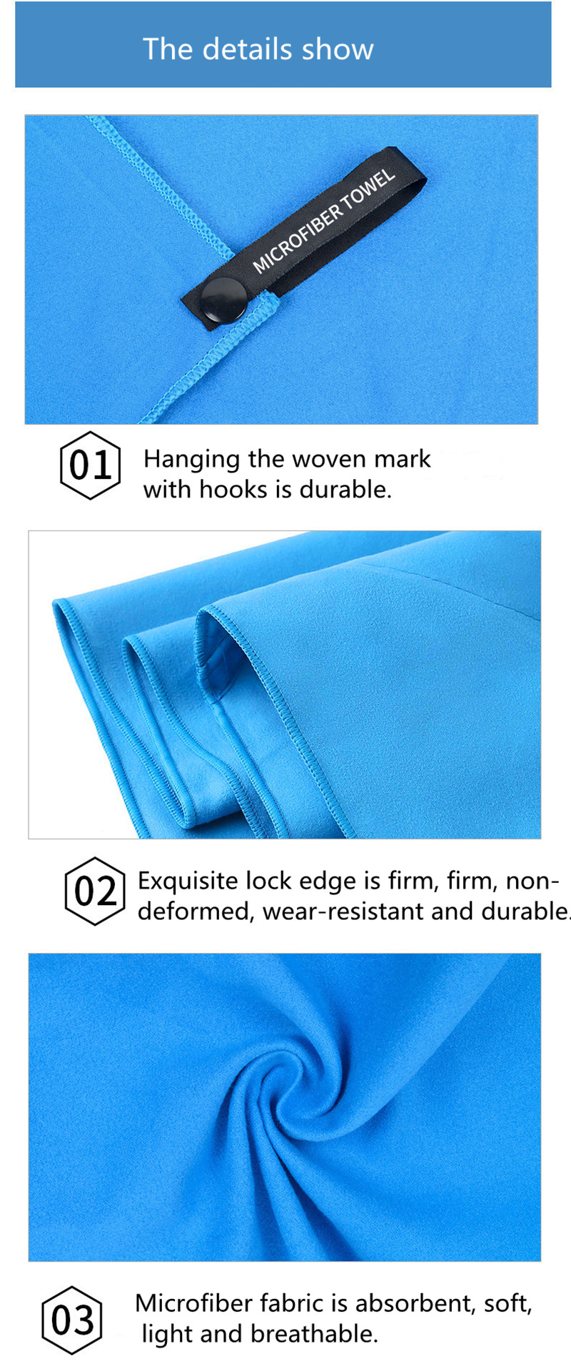 DoubleSidedVelvetSportsTowelUltra-FineFiberQuickDryingTowelWaterAbsorbingPortableYogaAndFitnessTowel-2014176-4
