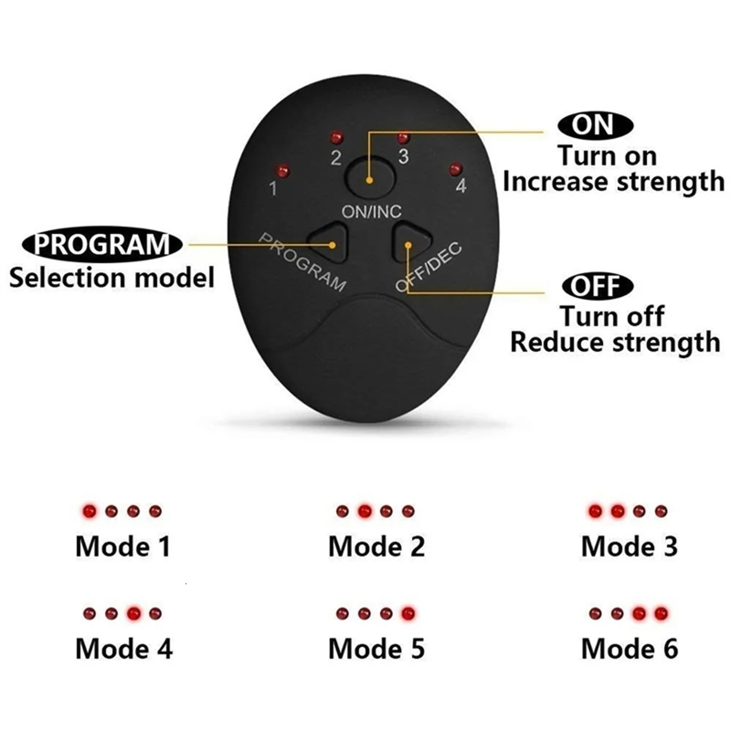EMSElectricFitnessAbsPressTrainer6ModesEffectiveAbdominalMuscleLegArmExerciseforHomeOfficeWorkout-2008142-6