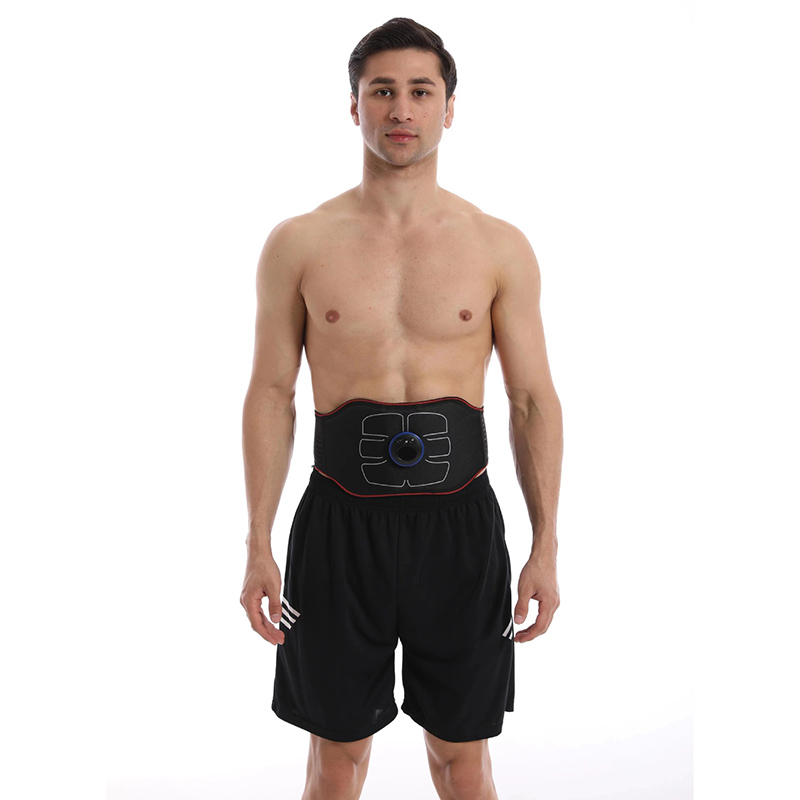 ElectricABSAbdominalBeltSmartBodyMassagerPortableLightweightLazyMuscleTrainingFitnessEquipmentforHom-2005868-6