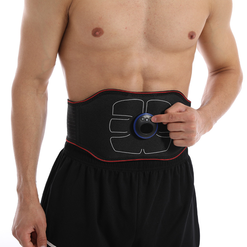 ElectricABSAbdominalBeltSmartBodyMassagerPortableLightweightLazyMuscleTrainingFitnessEquipmentforHom-2005868-8