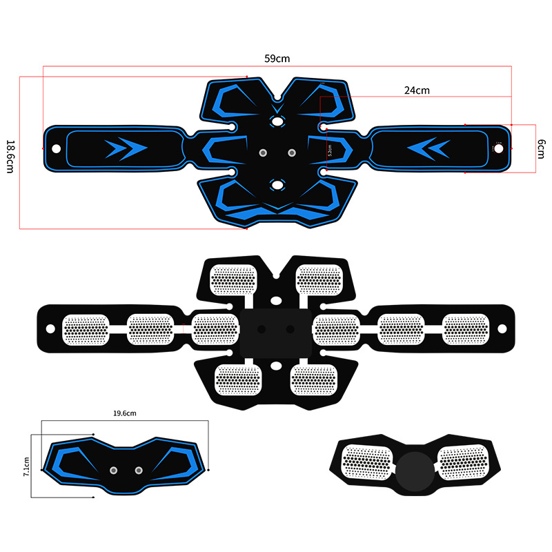 ElectricEMSMuscleTrainer6ModesEMSAbdominalMassageLEDDisplayHomeOfficeFitnessAbsforArmBackFootTrainin-2008087-11