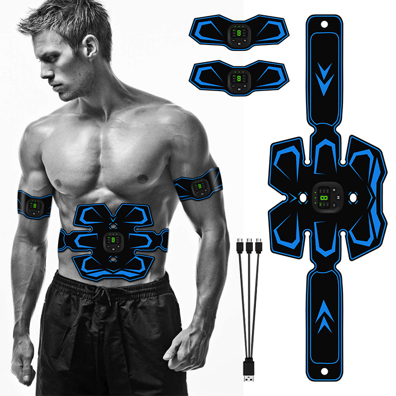 ElectricEMSMuscleTrainer6ModesEMSAbdominalMassageLEDDisplayHomeOfficeFitnessAbsforArmBackFootTrainin-2008087-13