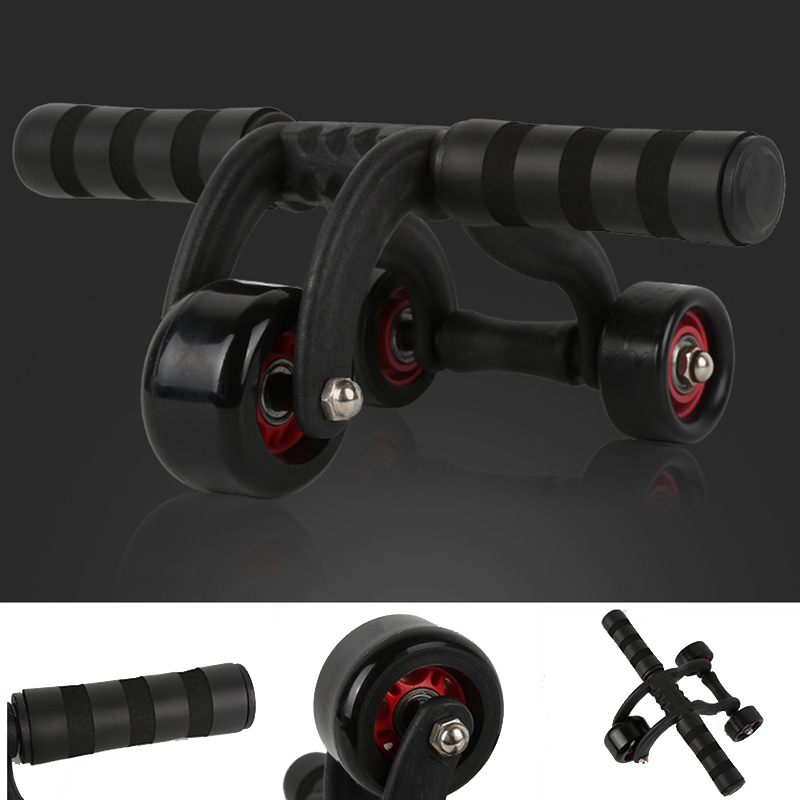 FourWheelAbdominalRollerPushupHomeFitnessEquipmentWear-resistantAnti-slip500kgWeightCapacityBodyArmW-2005473-5