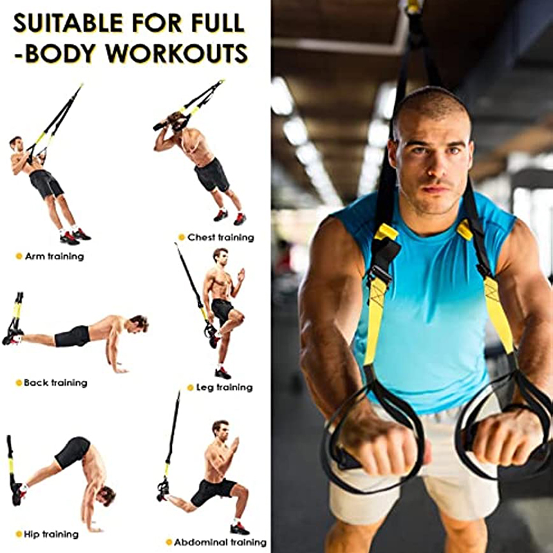HangingTrainingStrapAdjustableResistanceBandSetElasticFitnessBandPullRopeAnti-indoorExerciseEquipmen-1995906-3