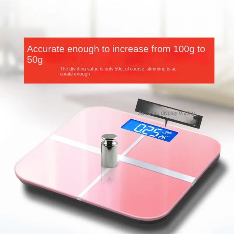 IntelligentElectronicHouseholdScaleAccurateDataMonitoringLCDDisplayUSBRechargeable180KGMaxLoadAccura-2004966-2