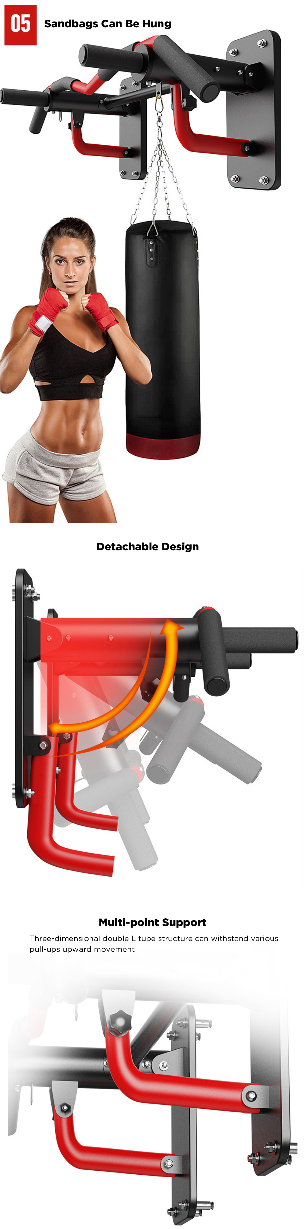KALOADHomePull-upsBarFitnessAbdominalArmMusclesTrainingMultifunctionalGymSportExerciseTools-1682272-3