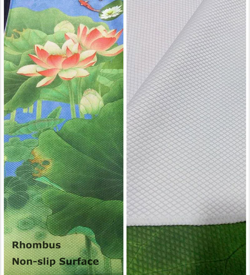 KALOADMicrofiberYogaTowelDoubleSidesRhombusNon-slipSuperSweatAbsorbentAnti-bacterialFitnessYogaMats-1377265-3