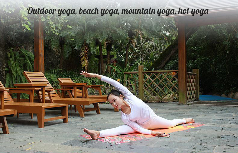 KALOADMicrofiberYogaTowelDoubleSidesRhombusNon-slipSuperSweatAbsorbentAnti-bacterialFitnessYogaMats-1377265-4