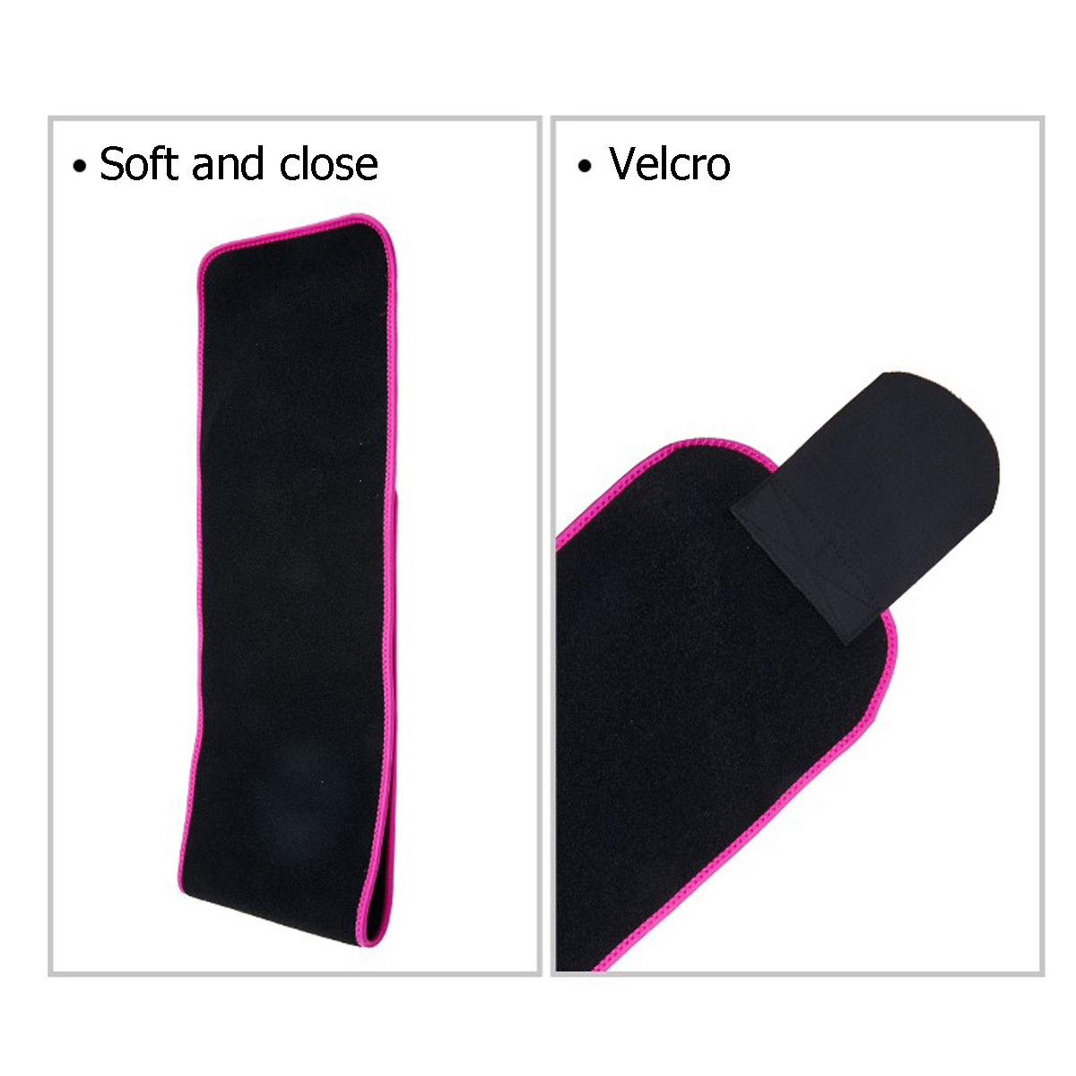 KALOADSportsFitnessBodyShapingWaistBeltElasticPressureStrainingWaistSupport-Red-1534950-8