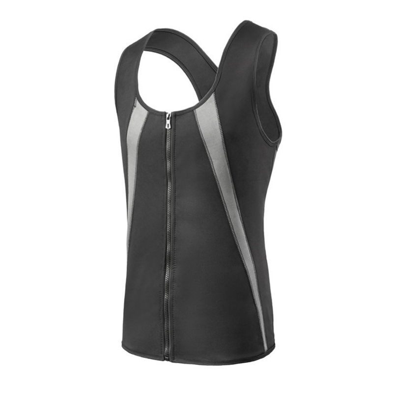 MensSweatSaunaSuitShaperStretchBreathableSweatAbsorbingZipUpSportswearFitnessVestforLosingWeightFitn-2008242-17