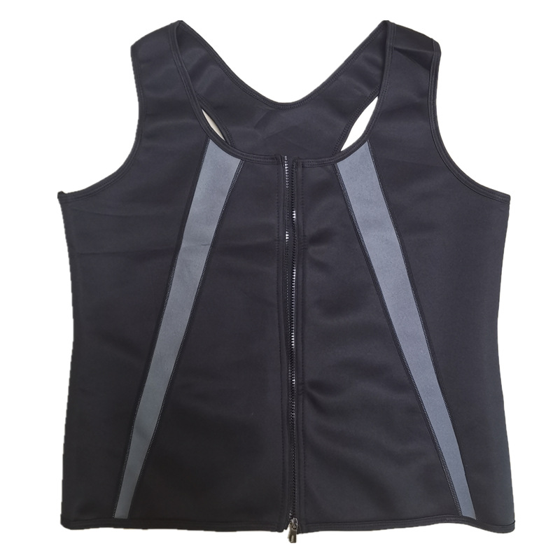 MensSweatSaunaSuitShaperStretchBreathableSweatAbsorbingZipUpSportswearFitnessVestforLosingWeightFitn-2008242-19
