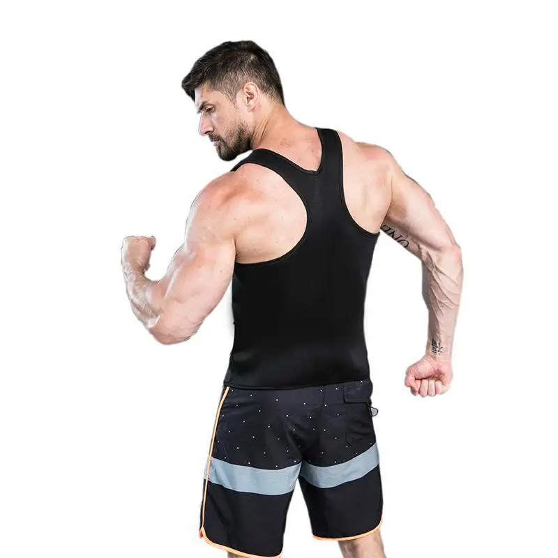 MensSweatSaunaSuitShaperStretchBreathableSweatAbsorbingZipUpSportswearFitnessVestforLosingWeightFitn-2008242-8