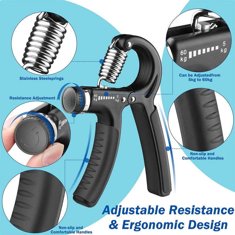 R-typeAdjustableHandGripperExercise11-132Lbs5-60kgCountableSpringFingerGripperMuscleTrainerRehabilit-2005866-8