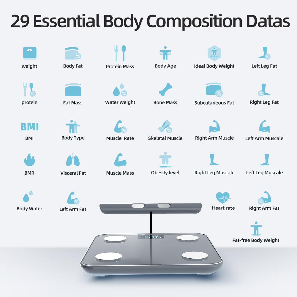 SmartBodyFatScale29KeyBodyDataAnalyzeScale8-ElectrodeBodyFatScaleProfessionalBodyCompositionAnalysis-2013009-2