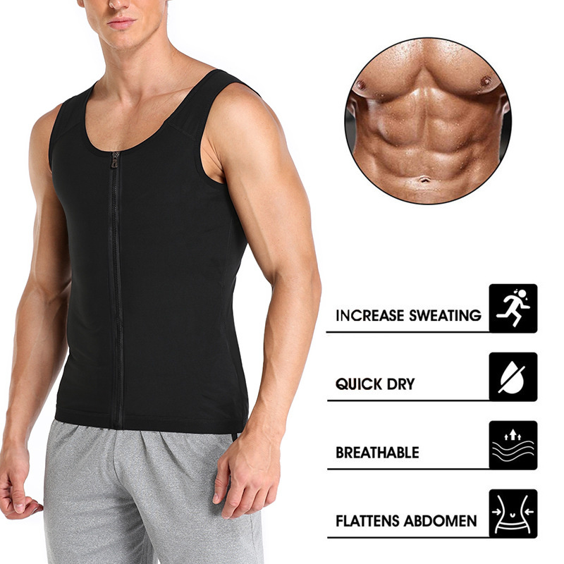 SportVestMensQuickDryStretchySweat-wickingWashableSportswearWithZipperforGymWorkoutRunningExerciseFi-2005557-4