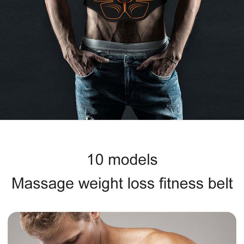 WirelessEMSAbdominalMuscleElectricStimulatorArmWaistBodySmartTrainerShapingMassagePatchSlimmingUnise-2001241-20