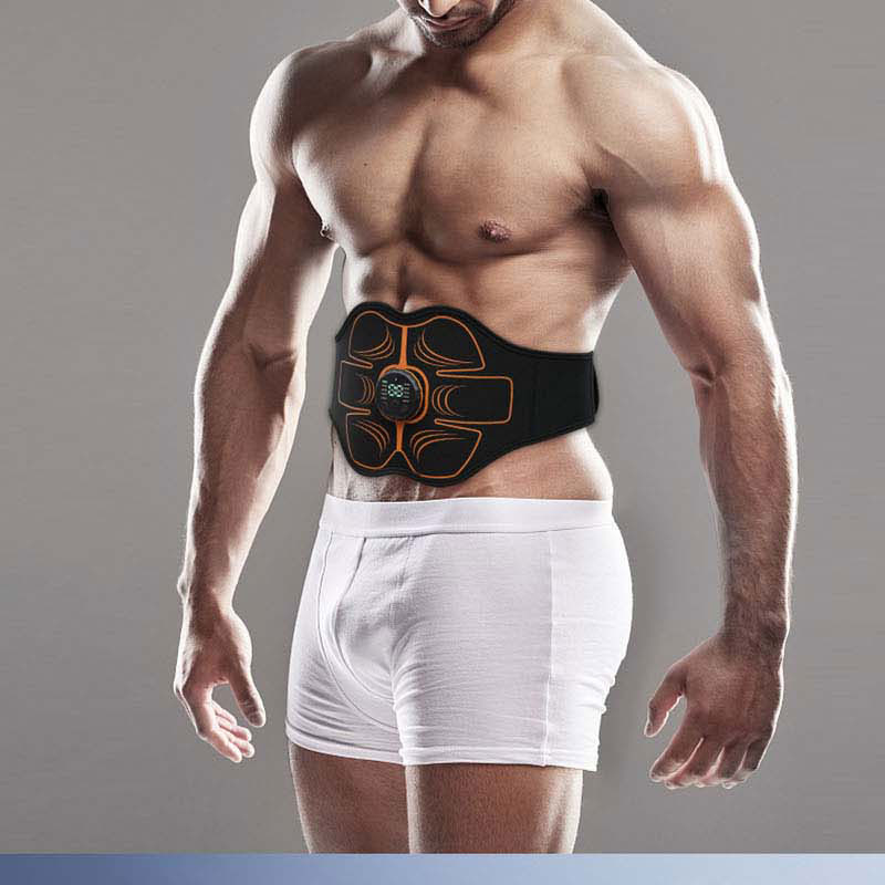 WirelessEMSAbdominalMuscleElectricStimulatorArmWaistBodySmartTrainerShapingMassagePatchSlimmingUnise-2001241-7