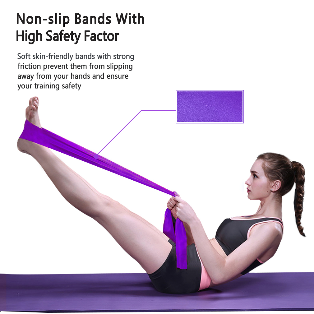 YogaResistanceBands8-24lbTrainingPullRopeStretchingPilatesExpanderHomeGymFitness-1885754-3