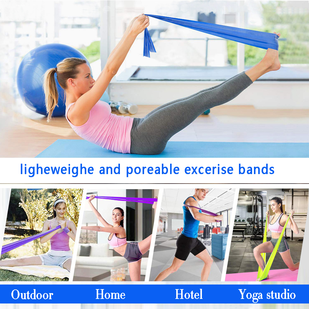 YogaResistanceBands8-24lbTrainingPullRopeStretchingPilatesExpanderHomeGymFitness-1885754-5