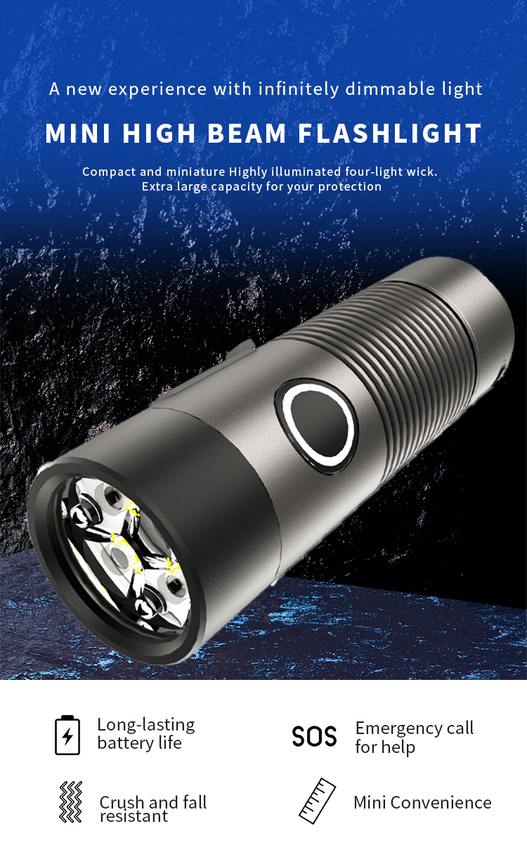 3XPGBrightEDCFlashlightWithDiffuserLampshadesType-CRechargeableEndlessDimmingMiniPortableLEDTorchSma-1997621-12