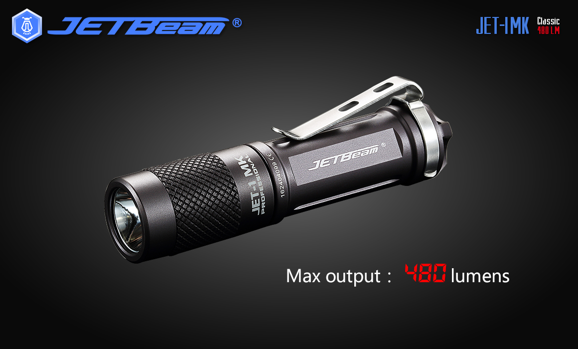 JETBeamJET-IMKXP-G2480LMAA14500EDCLEDFlashlightMiniTorchEmergencyLightEDCSurivalTools-1984699-1