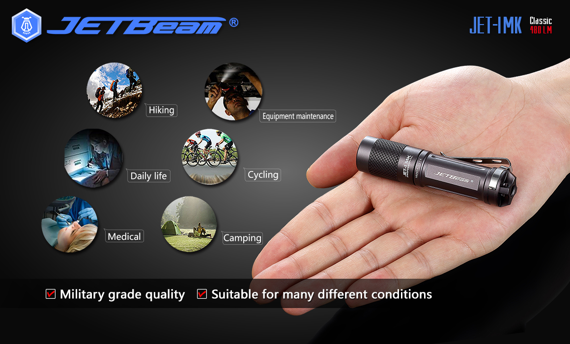 JETBeamJET-IMKXP-G2480LMAA14500EDCLEDFlashlightMiniTorchEmergencyLightEDCSurivalTools-1984699-19