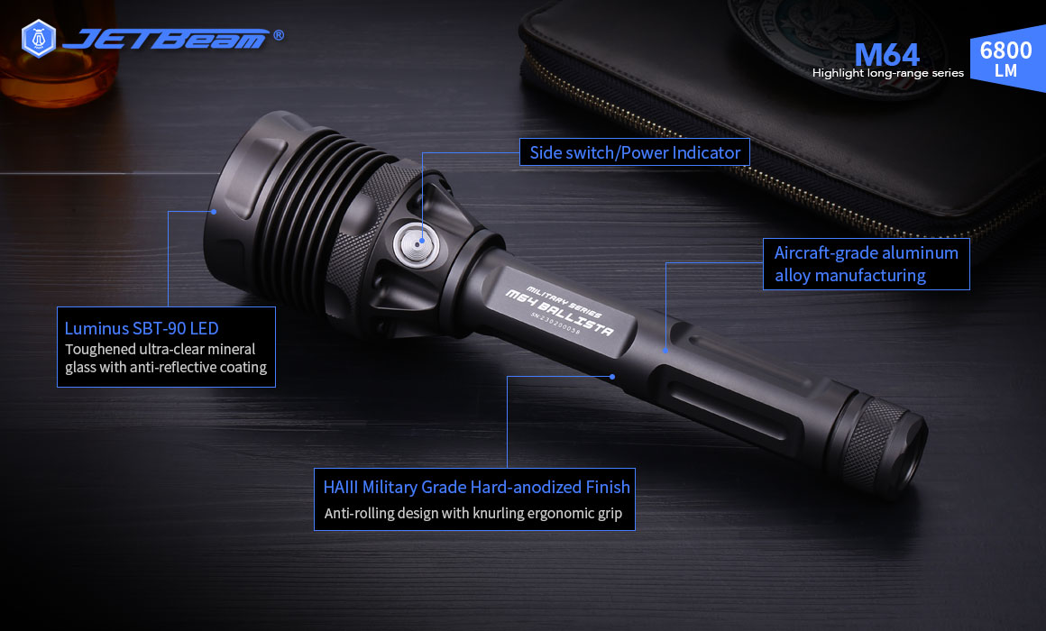 JETBeamM64SBT-906800LMPowerfulLEDFlashlight1200MUltraLongRangeLEDTorchSearchLightEasyUISideSwitchPow-1983449-11
