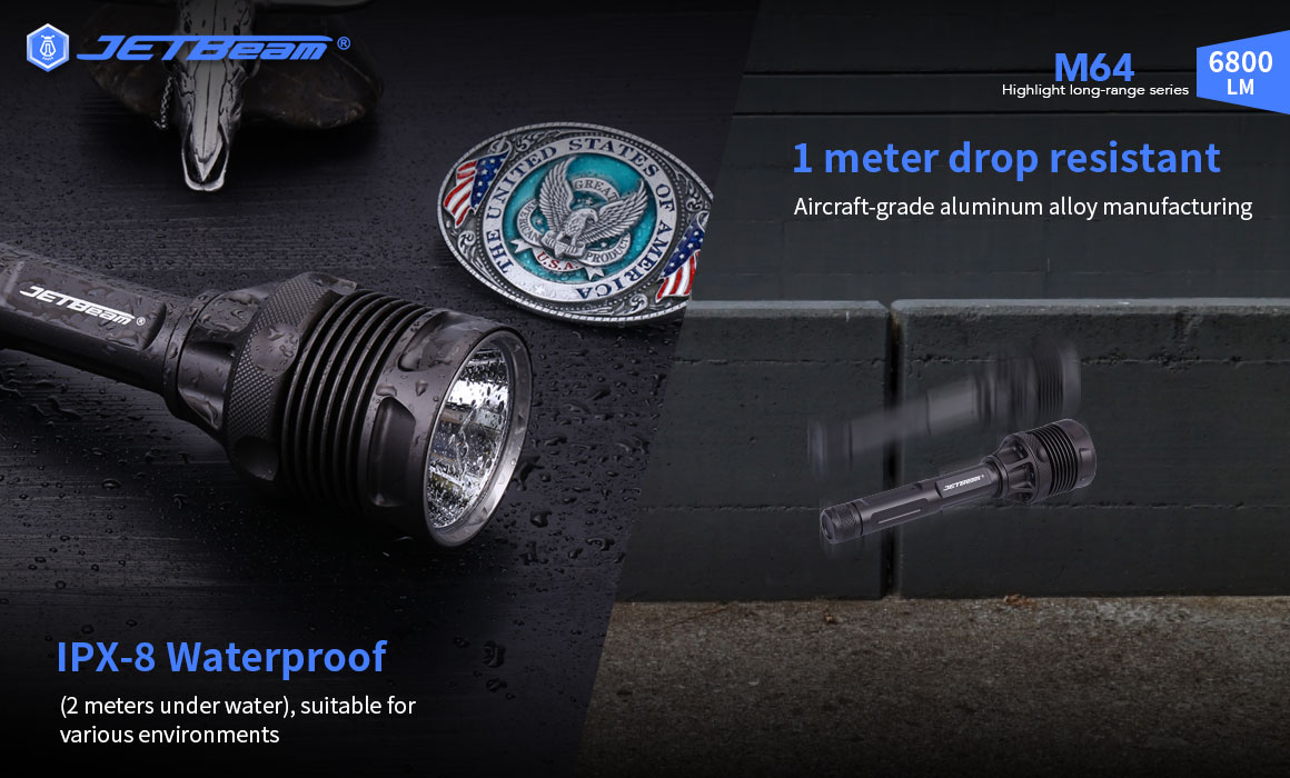 JETBeamM64SBT-906800LMPowerfulLEDFlashlight1200MUltraLongRangeLEDTorchSearchLightEasyUISideSwitchPow-1983449-10