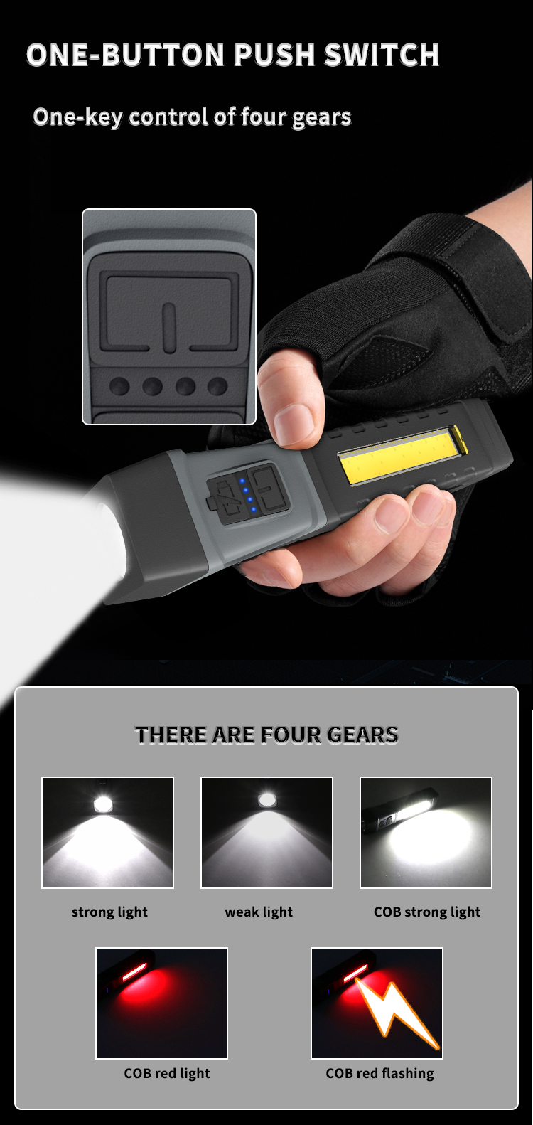 LEDCOBFlashlightwithPenClipHolderRotatableTailFlashlightwithMagnetStrongLightFlashlightWorkingLight-1992059-4