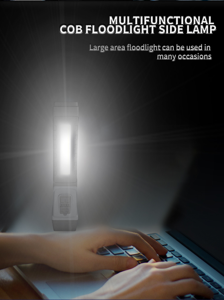 LEDCOBFlashlightwithPenClipHolderRotatableTailFlashlightwithMagnetStrongLightFlashlightWorkingLight-1992059-8