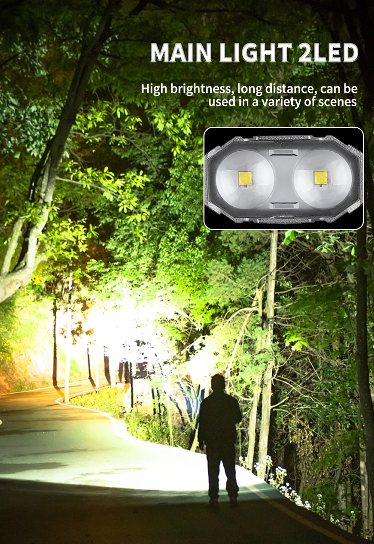 LEDCOBMultifunctionalStrongFlashlight1800mAhType-CChargingRepairLightEmergencyRopeSnipperWindowBreak-2003548-2