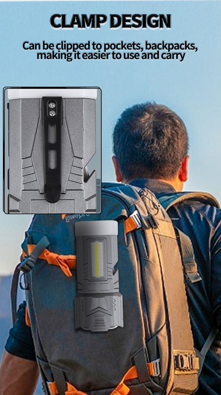 LEDCOBMultifunctionalStrongFlashlight1800mAhType-CChargingRepairLightEmergencyRopeSnipperWindowBreak-2003548-13
