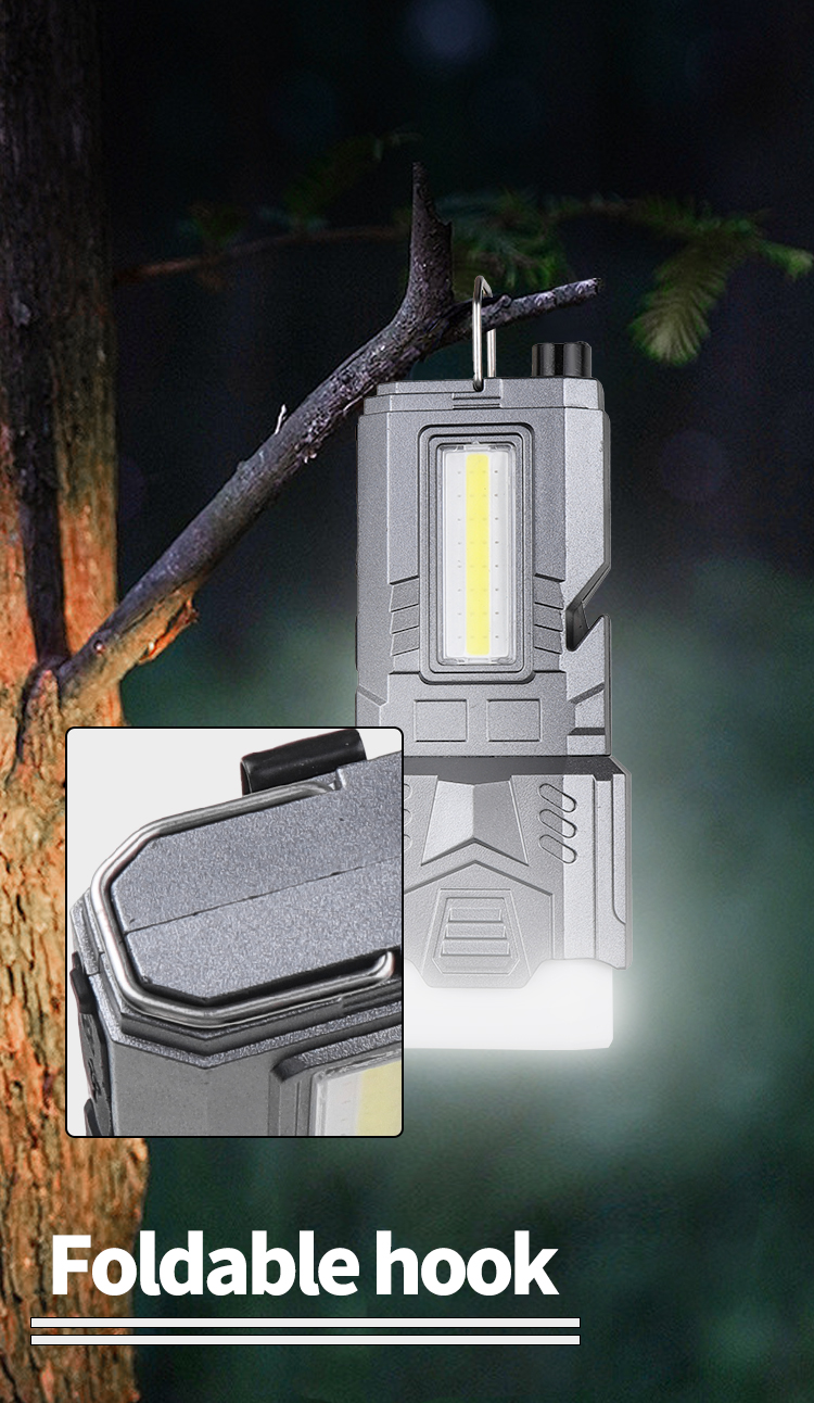 LEDCOBMultifunctionalStrongFlashlight1800mAhType-CChargingRepairLightEmergencyRopeSnipperWindowBreak-2003548-15