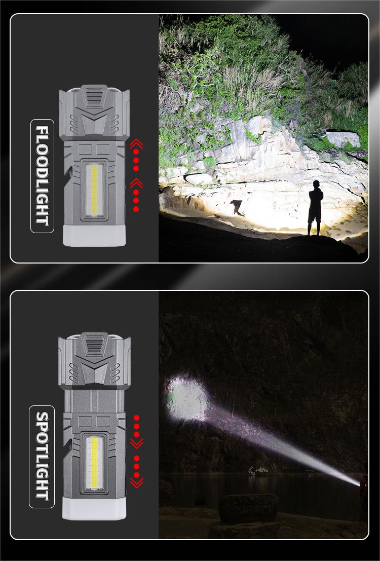 LEDCOBMultifunctionalStrongFlashlight1800mAhType-CChargingRepairLightEmergencyRopeSnipperWindowBreak-2003548-5
