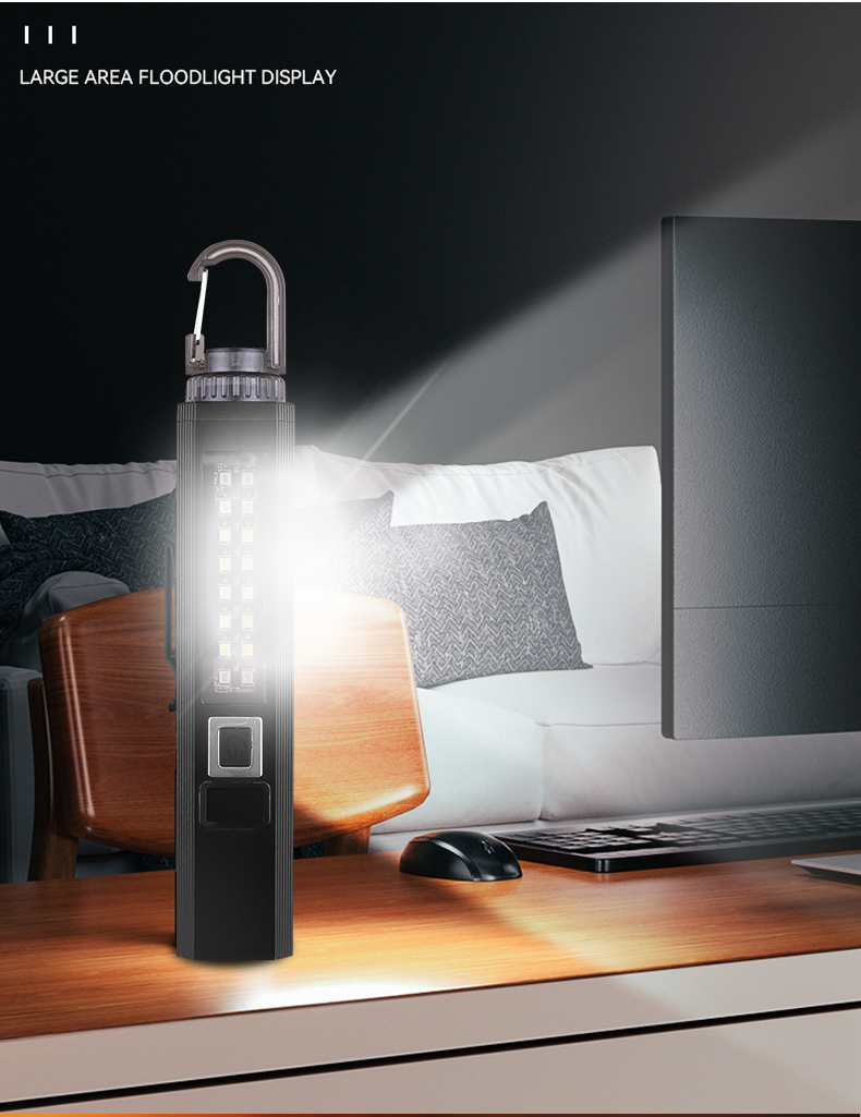 LEDCompactTorchPowerDisplay1200LMSuperBrightFlashlight10LightModesMultiLightSourceforOutdoorFishingE-2004397-5