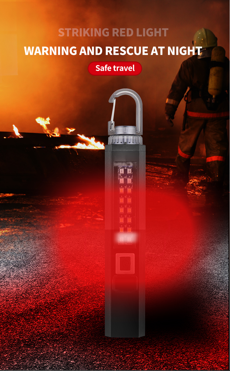 LEDCompactTorchPowerDisplay1200LMSuperBrightFlashlight10LightModesMultiLightSourceforOutdoorFishingE-2004397-6