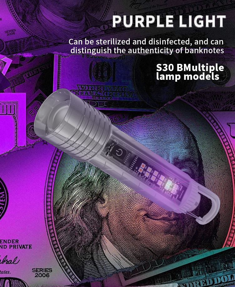 LEDMiniFlashlightType-CUSBRechargeable1500mAhIPX4WaterproofS30BLED-1996644-7