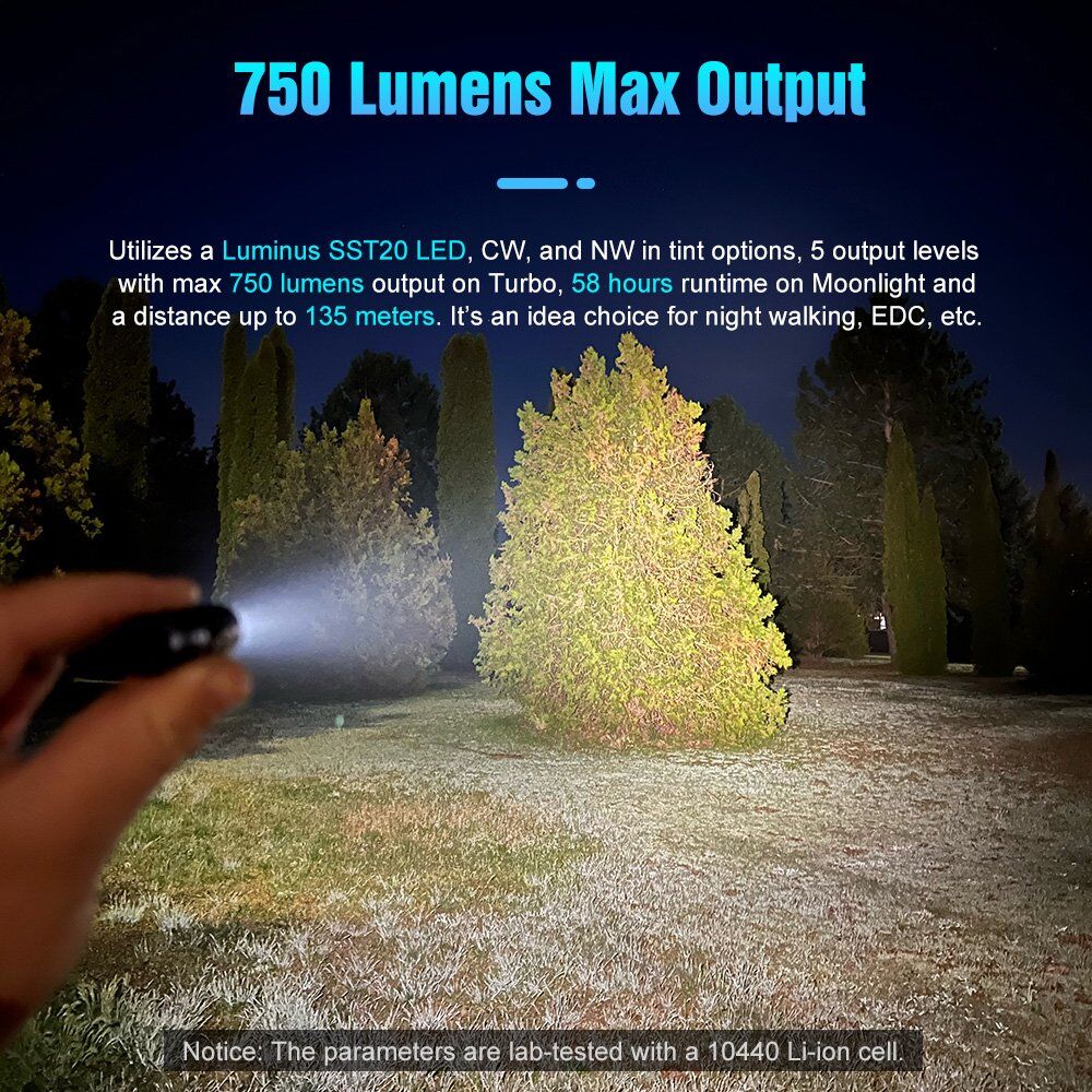 LUMINTOPFrogV20Max750Lumens135MMiniKeychainFlashlightwith10180BatteryUSBRechargeableMiniSizeLEDTorch-1936825-2