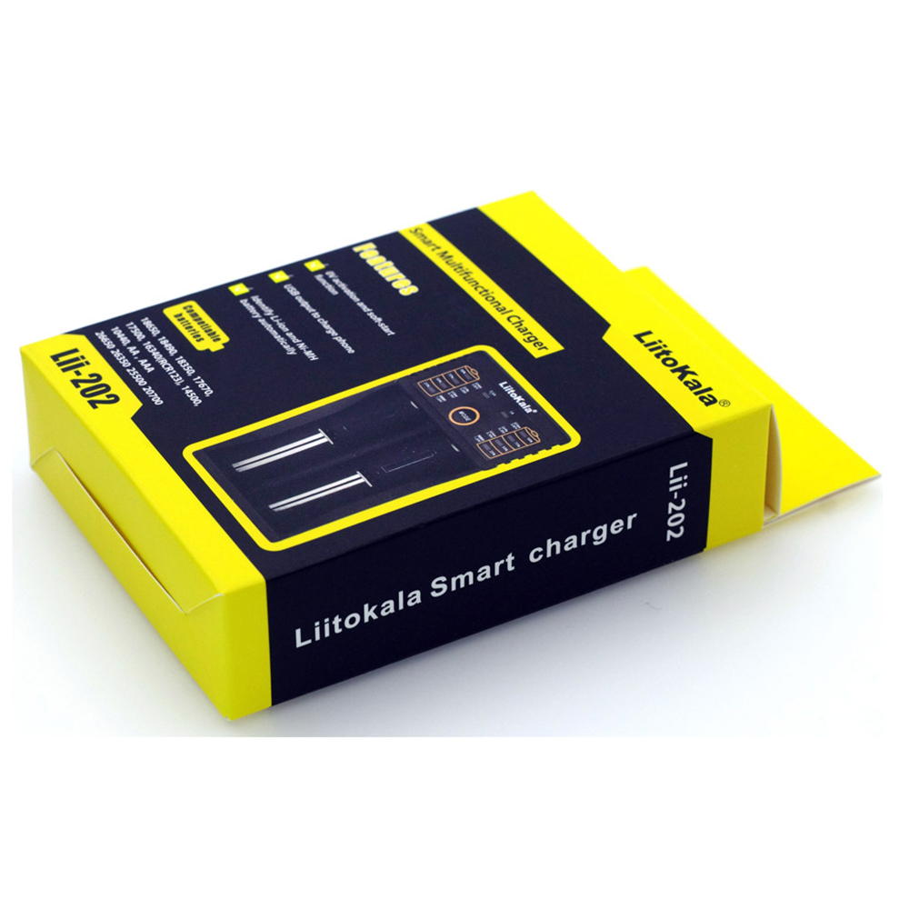 LiitoKalaLii-20218650BatterySmartChargerLii202For186501849018350176701750016340RCR1231450010440Recha-2010949-8