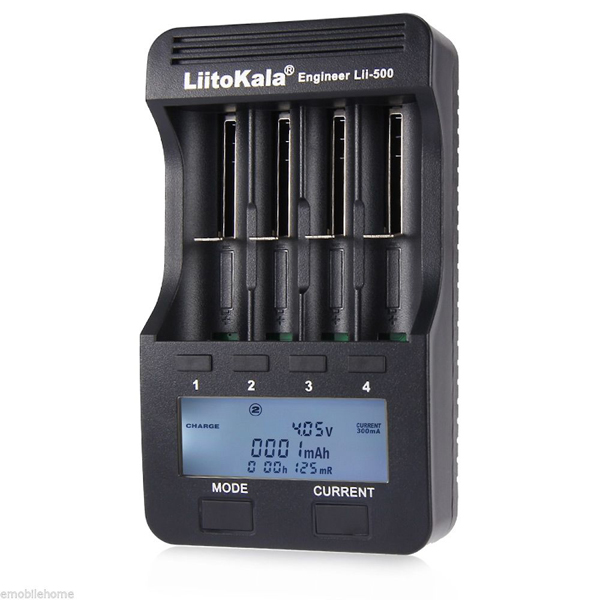 LiitoKalaLii-500LCDScreenDisplaySmartestLithiumAndNiMHBatteryCharger1865026650-999106-1