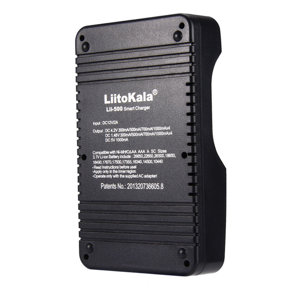 LiitoKalaLii-500LCDScreenDisplaySmartestLithiumAndNiMHBatteryCharger1865026650-999106-4